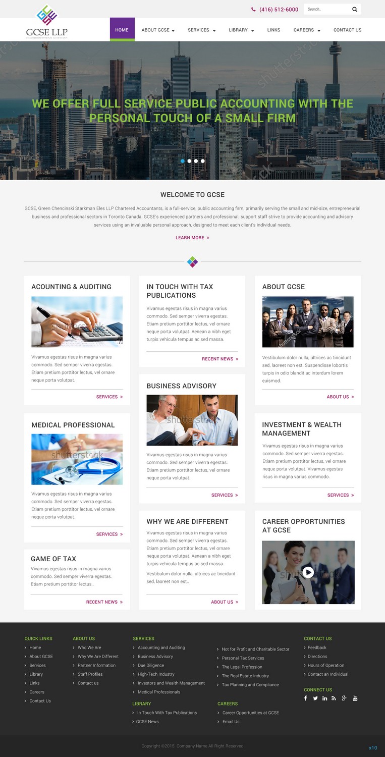 Web-Design von pb für GCSE LLP | Design #8523200