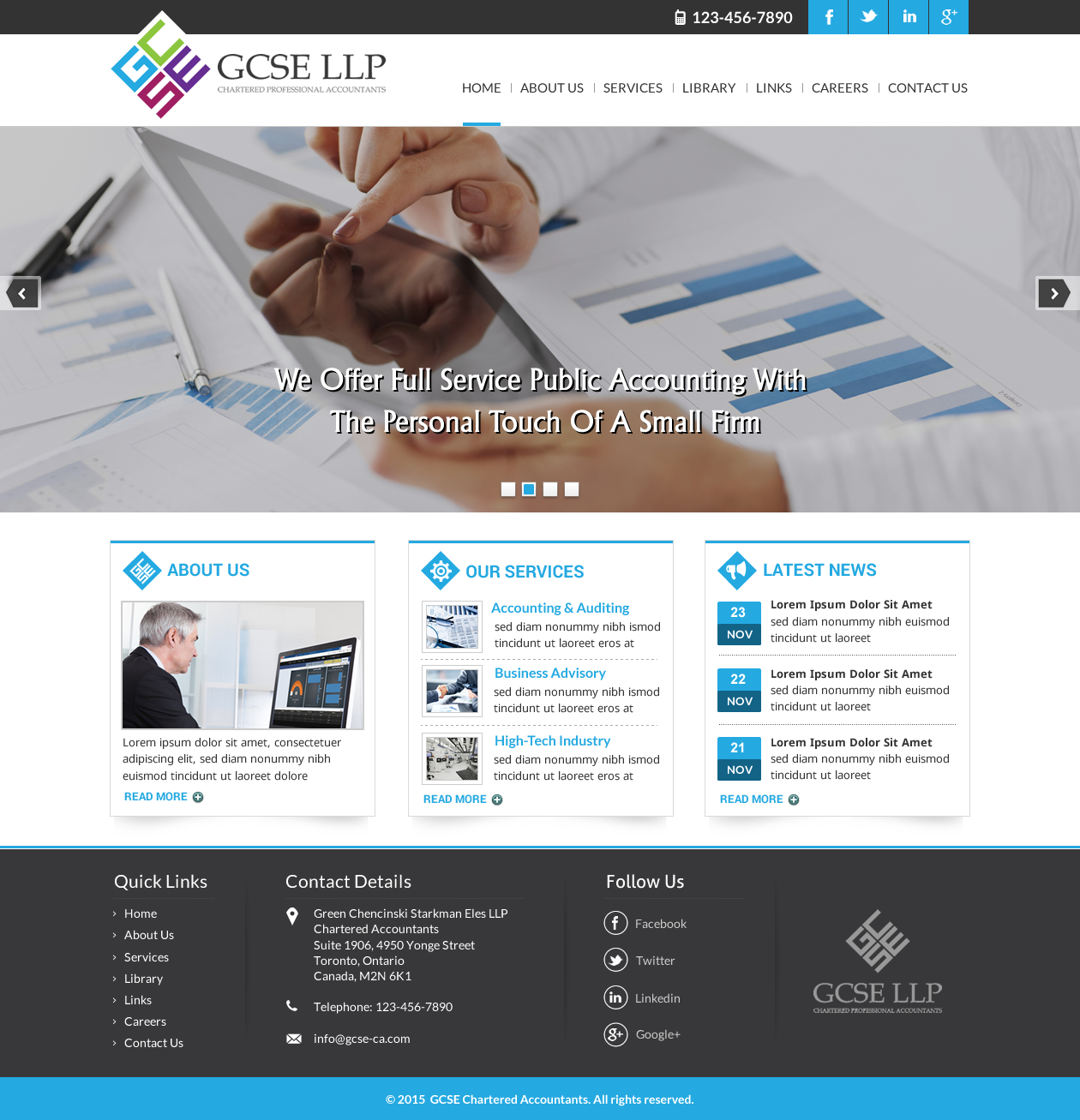 Web Design by Sbss for GCSE LLP | Design #8505337