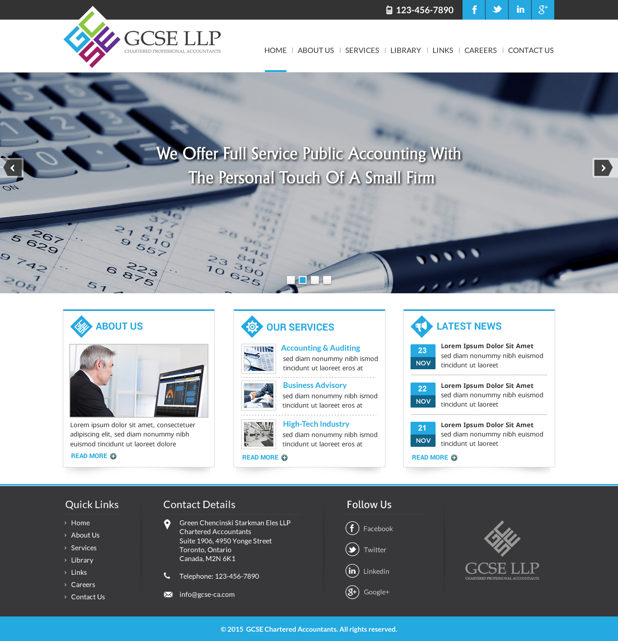 Web Design par Sbss pour GCSE LLP | Design #8505338