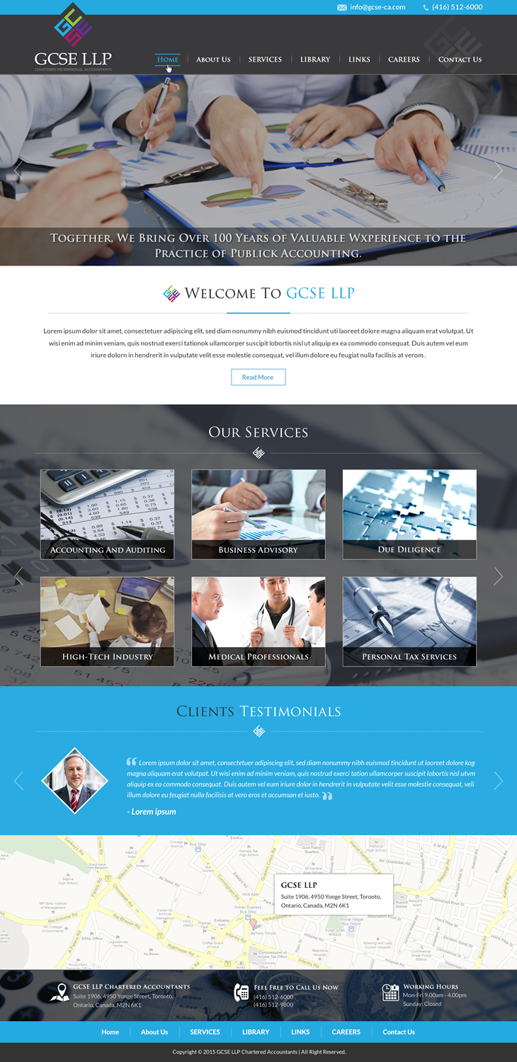 Web Design par Sbss pour GCSE LLP | Design #8506441