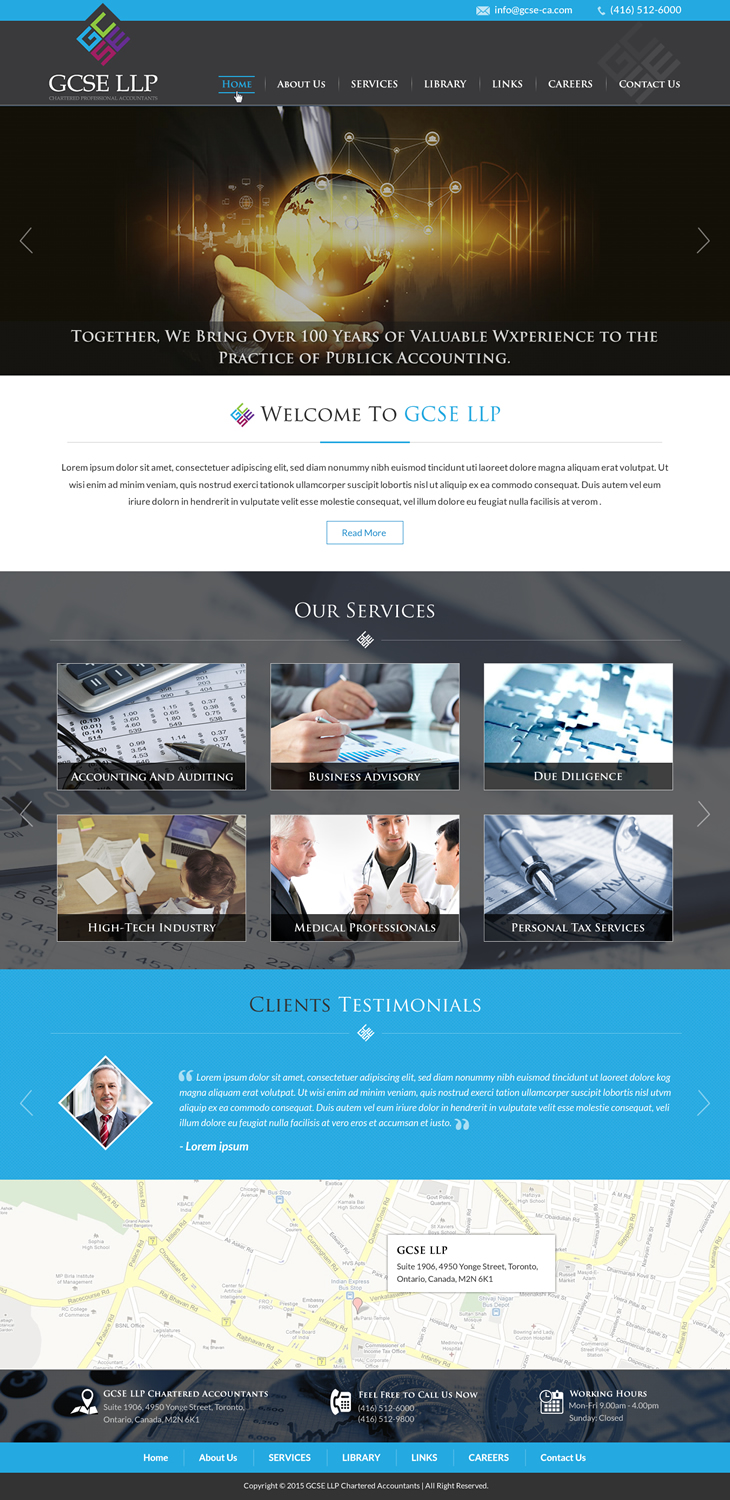 Web Design par Sbss pour GCSE LLP | Design #8506442