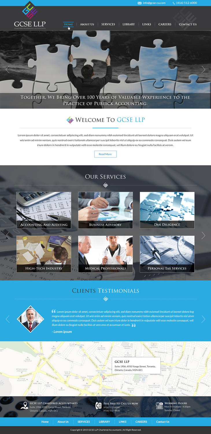 Diseño Web por Sbss para GCSE LLP | Diseño #8506443