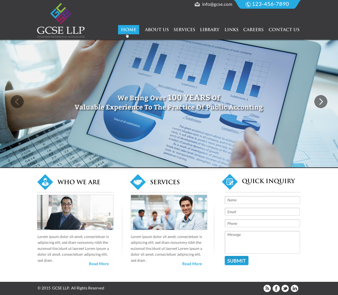 Web Design par Sbss pour GCSE LLP | Design #8506447