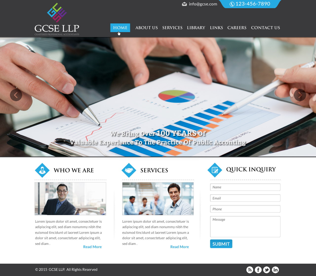 Web Design par Sbss pour GCSE LLP | Design #8506449