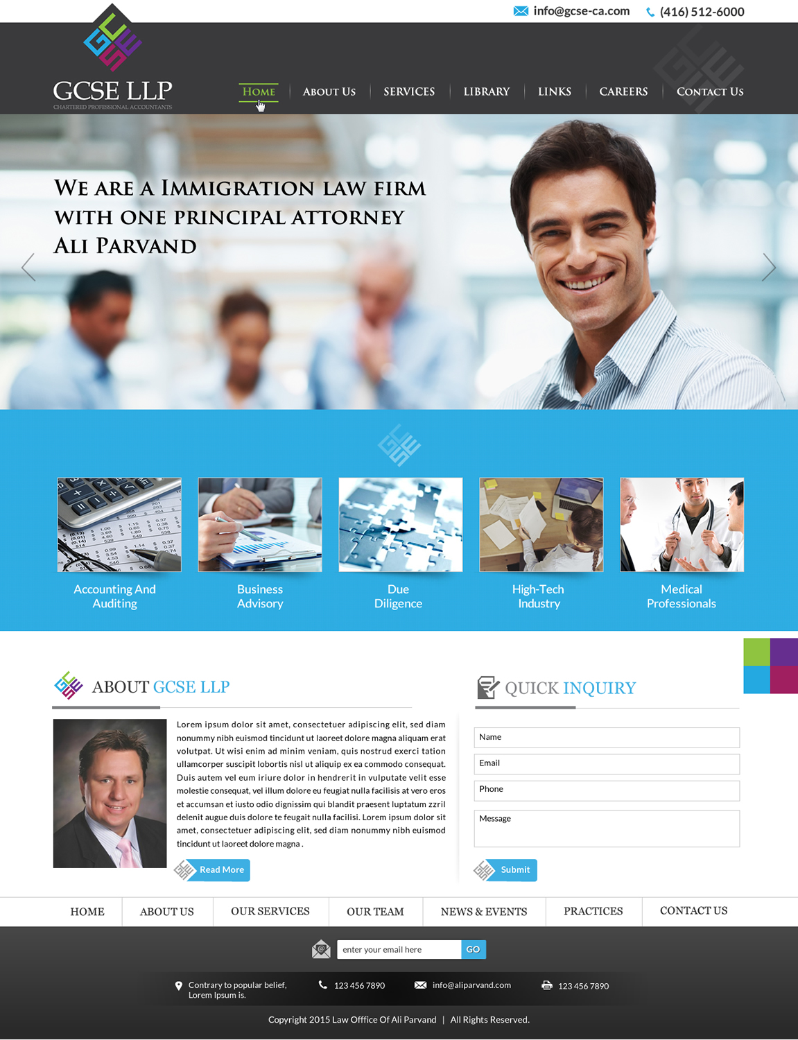 Web Design par Sbss pour GCSE LLP | Design #8506455