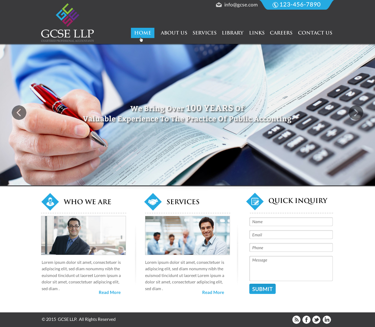 Web Design par Sbss pour GCSE LLP | Design #8506456