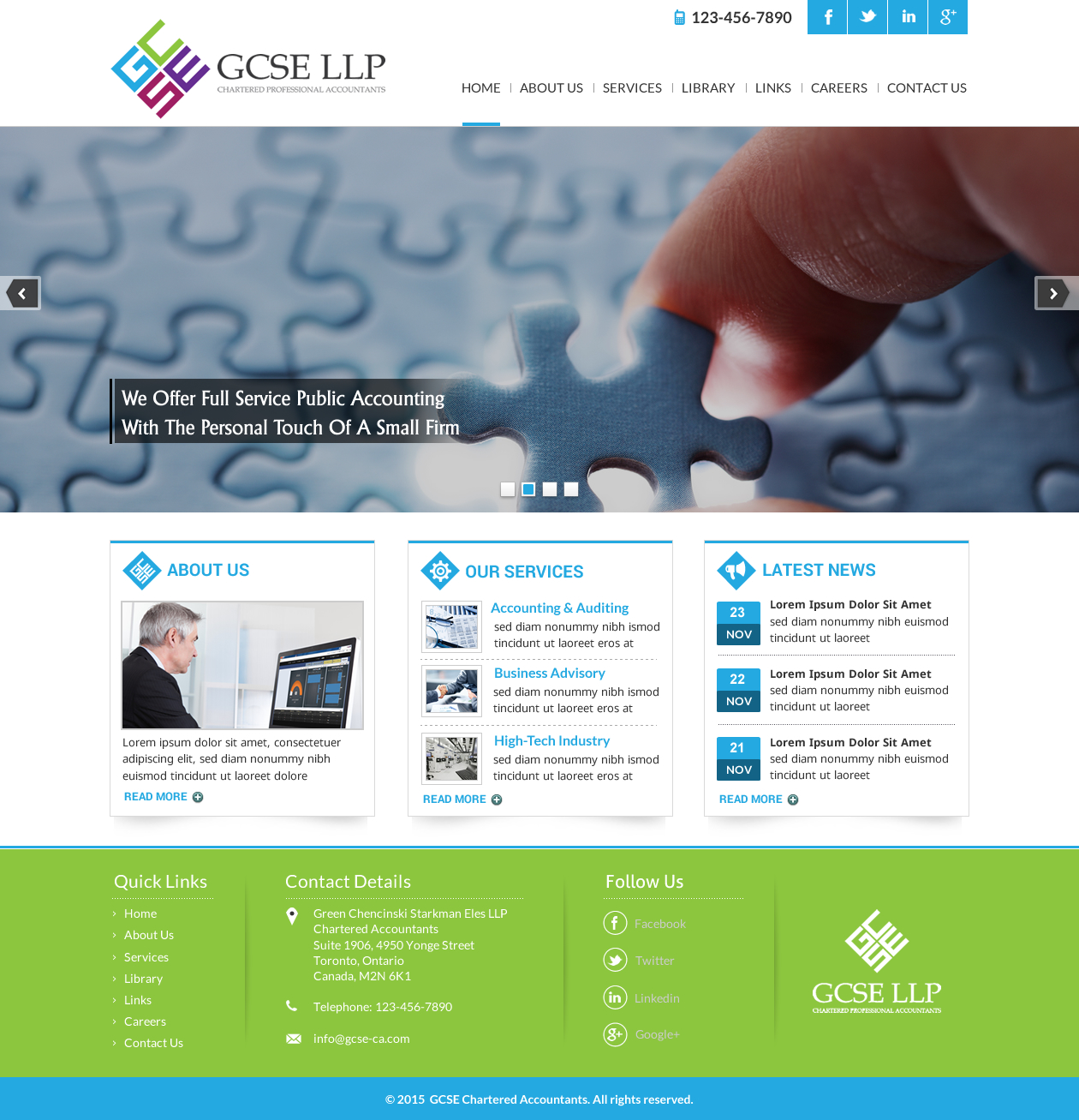 Web Design by Sbss for GCSE LLP | Design #8506459