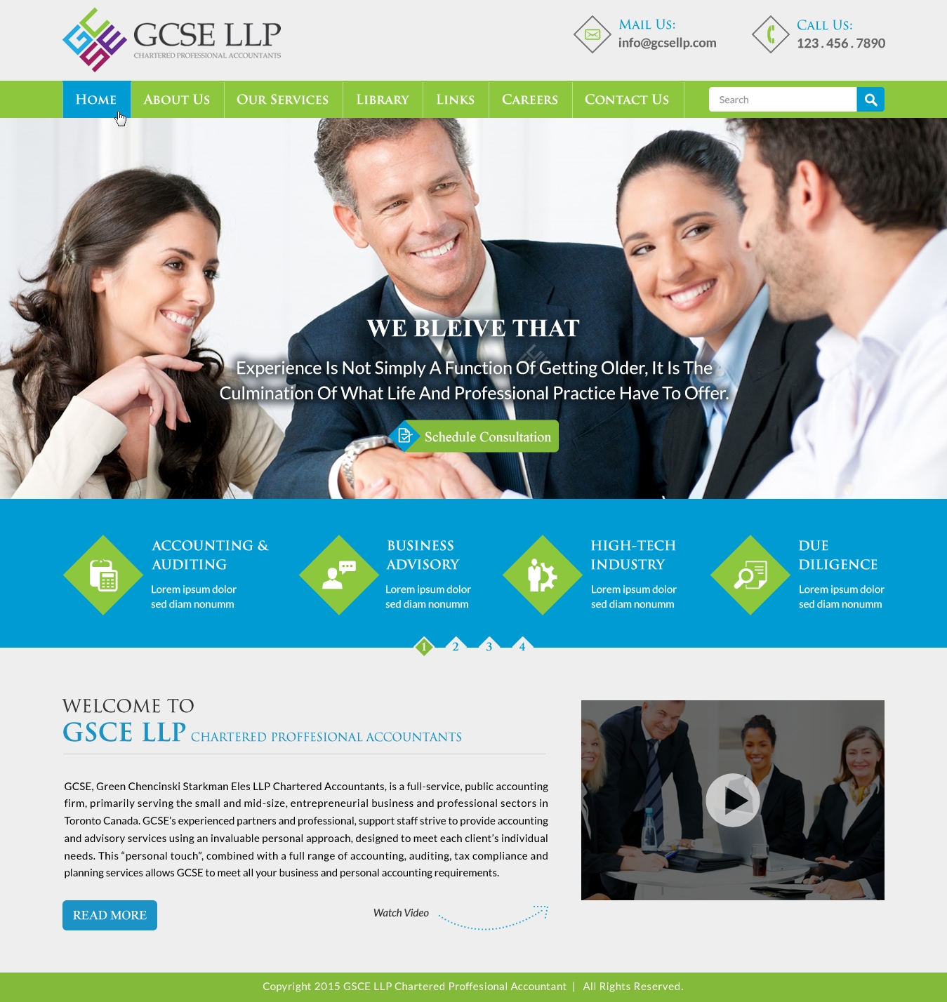 Web Design par Sbss pour GCSE LLP | Design #9167749