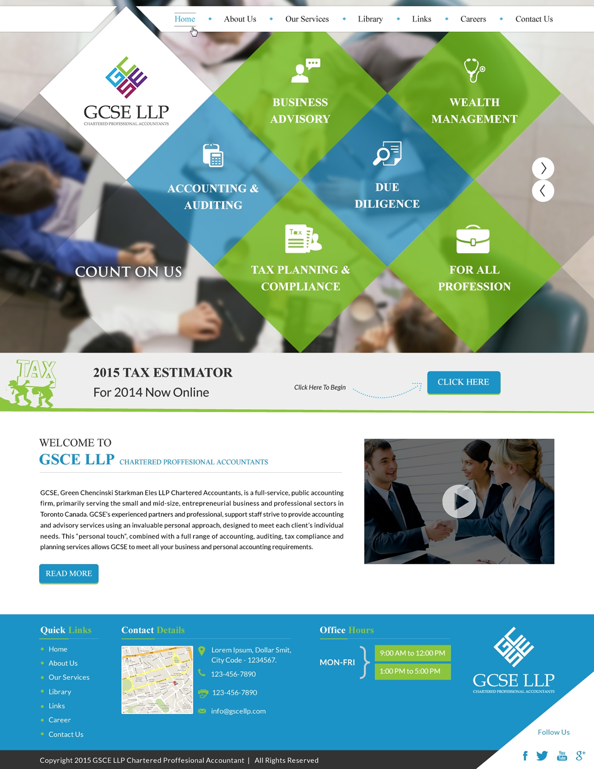 Web Design by Sbss for GCSE LLP | Design #9177915