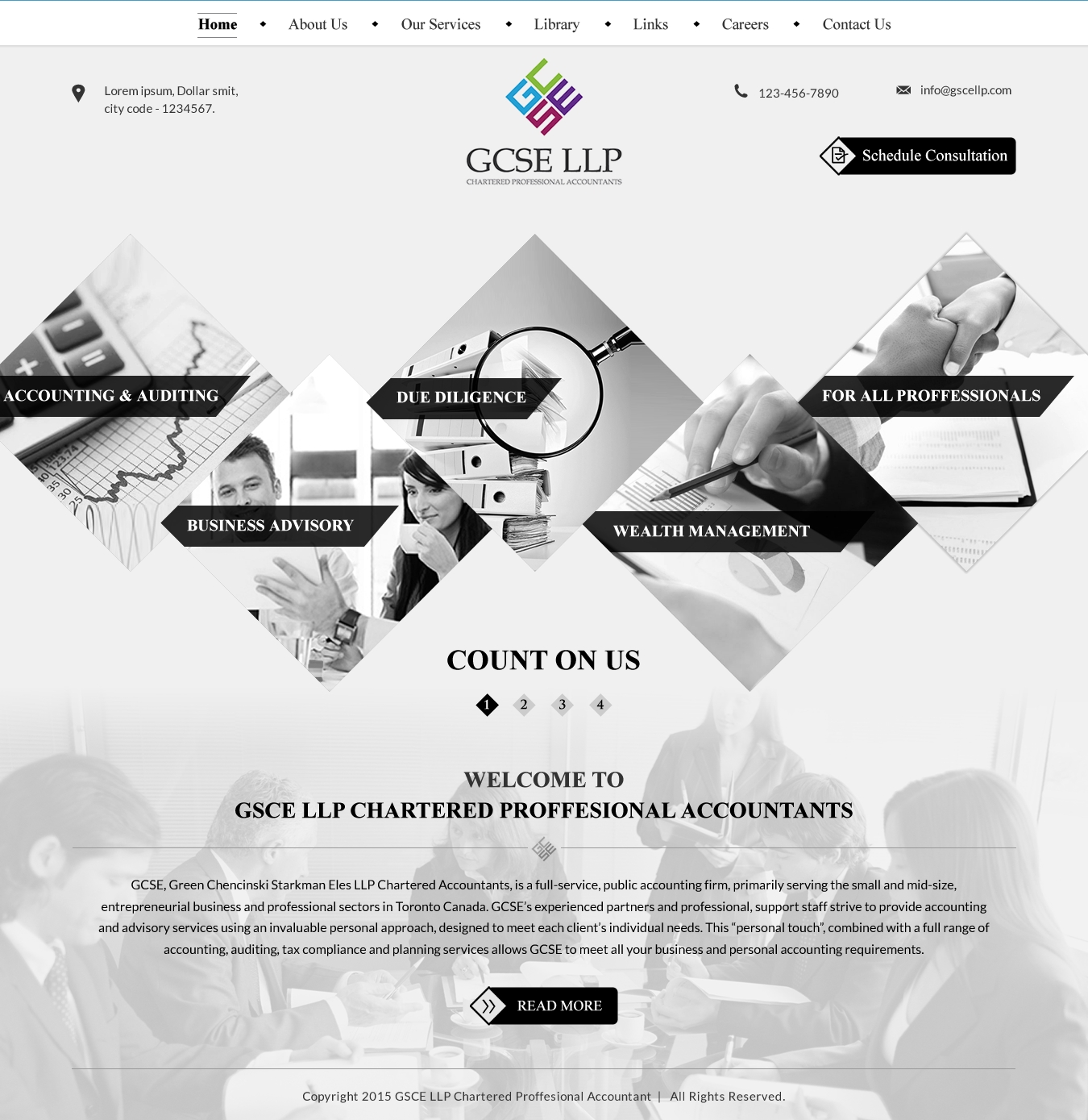 Web Design by Sbss for GCSE LLP | Design #9181157