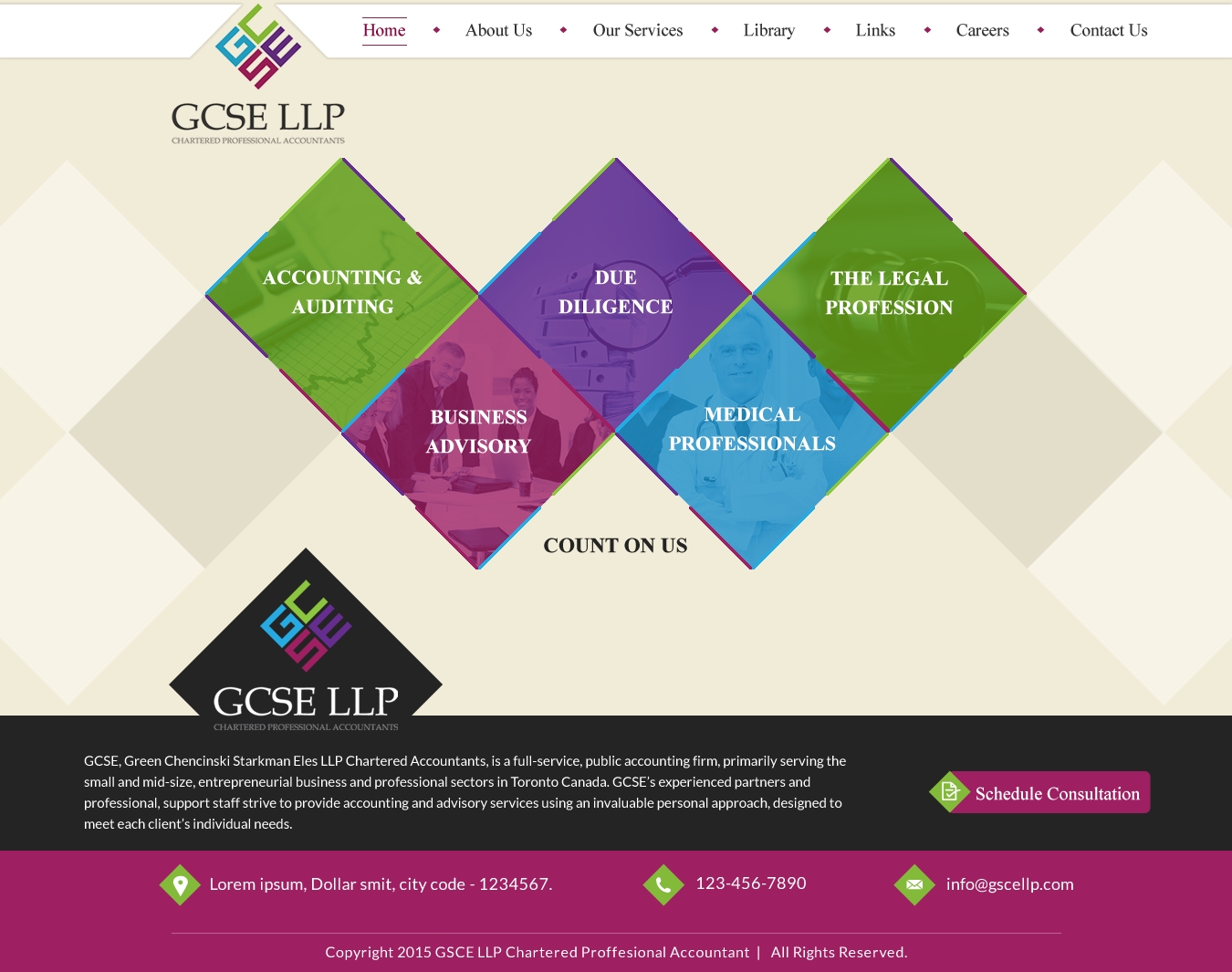 Web Design by Sbss for GCSE LLP | Design #9182929
