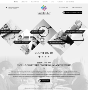 GCSE LLP website - revamping our website after 23 years | Web-Design von Sbss
