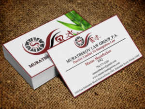 Business Card Design by Lanka Ama for MURATBEKOV LAW GROUP, P.A. | Design: #8518398