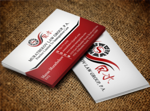 Business Card Design by Lanka Ama for MURATBEKOV LAW GROUP, P.A. | Design: #8518419