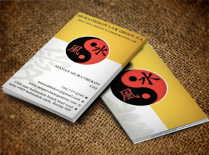 Business Card Design by Lanka Ama for MURATBEKOV LAW GROUP, P.A. | Design: #8518424