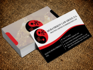 Business Card Design by Lanka Ama for MURATBEKOV LAW GROUP, P.A. | Design: #8518427