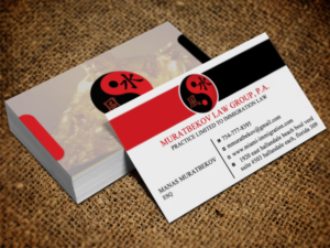 Business Card Design by Lanka Ama for MURATBEKOV LAW GROUP, P.A. | Design: #8518430