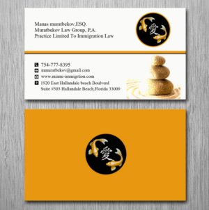 Business Card Design by Lanka Ama for MURATBEKOV LAW GROUP, P.A. | Design: #8518442
