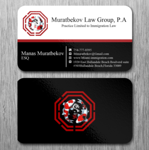 Diseño de Tarjeta de Presentación por Lanka Ama para MURATBEKOV LAW GROUP, P.A. | Diseño: #8519230