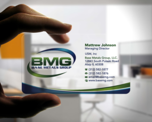 Base Metals Group Business Card | Visitenkarten-Design von Stylez Designz