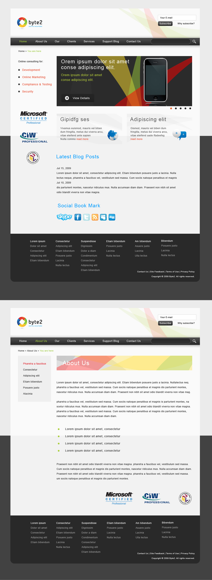 Web-Design von riki für Byte 2 Digital Solutions | Design #15061
