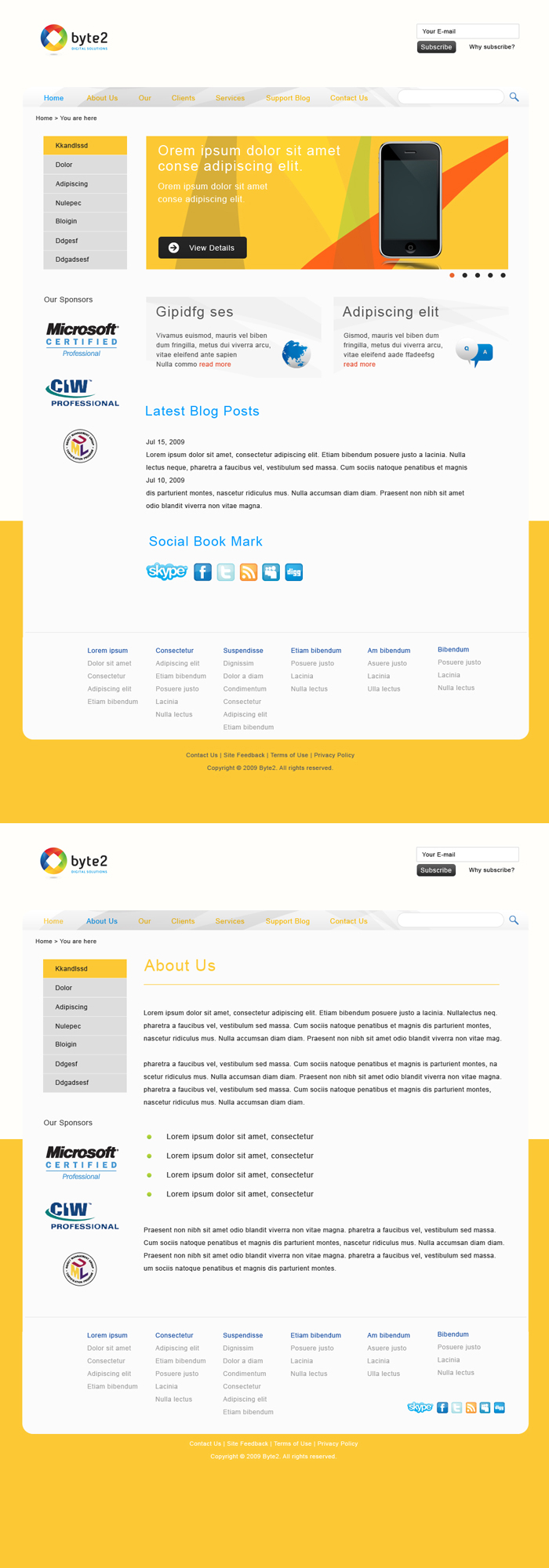 Web Design by riki for Byte 2 Digital Solutions | Design #15104