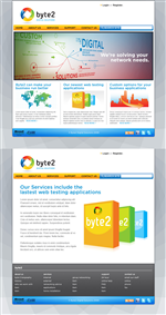 Web Design by FireSide Design for Byte 2 Digital Solutions | Design: #14930