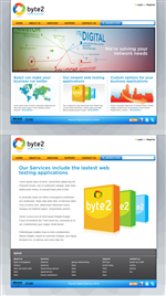 Web Design by FireSide Design for Byte 2 Digital Solutions | Design: #14957