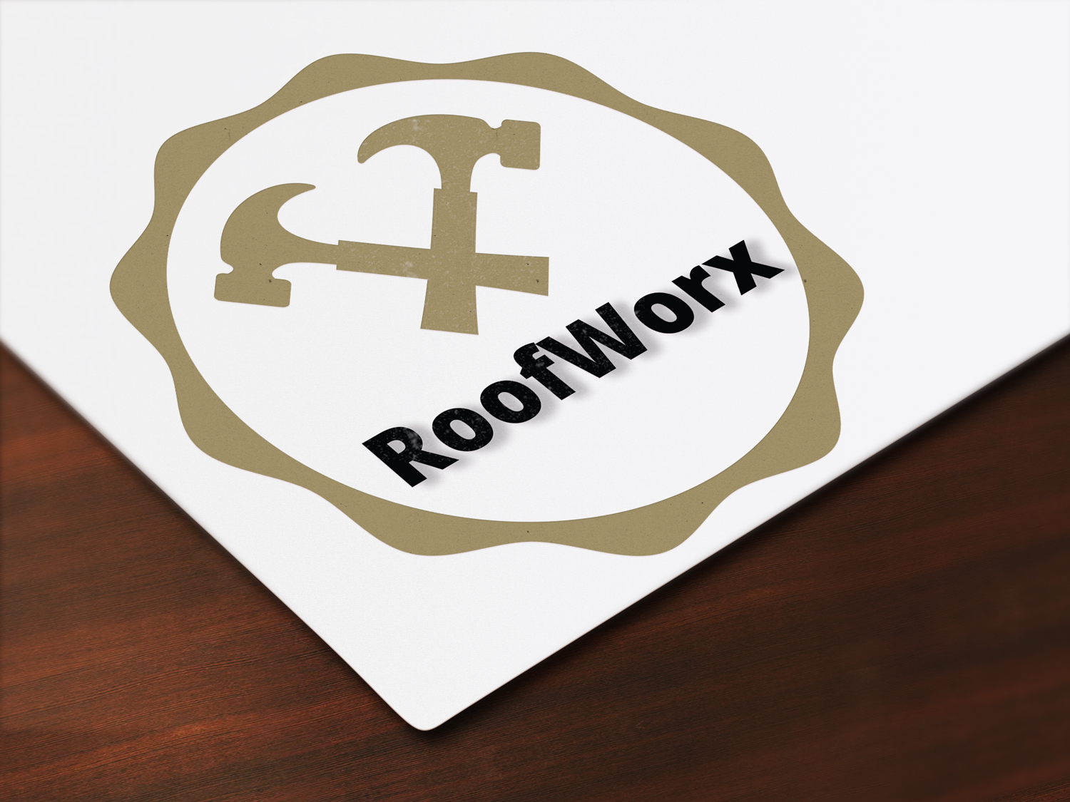 Logo Design by brou. for RoofWorx | Design #8508345