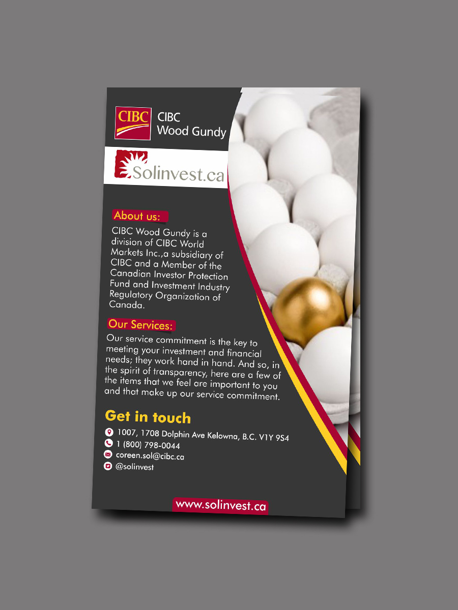 Flyer Design by ecorokerz for Solinvest | Design #8520810