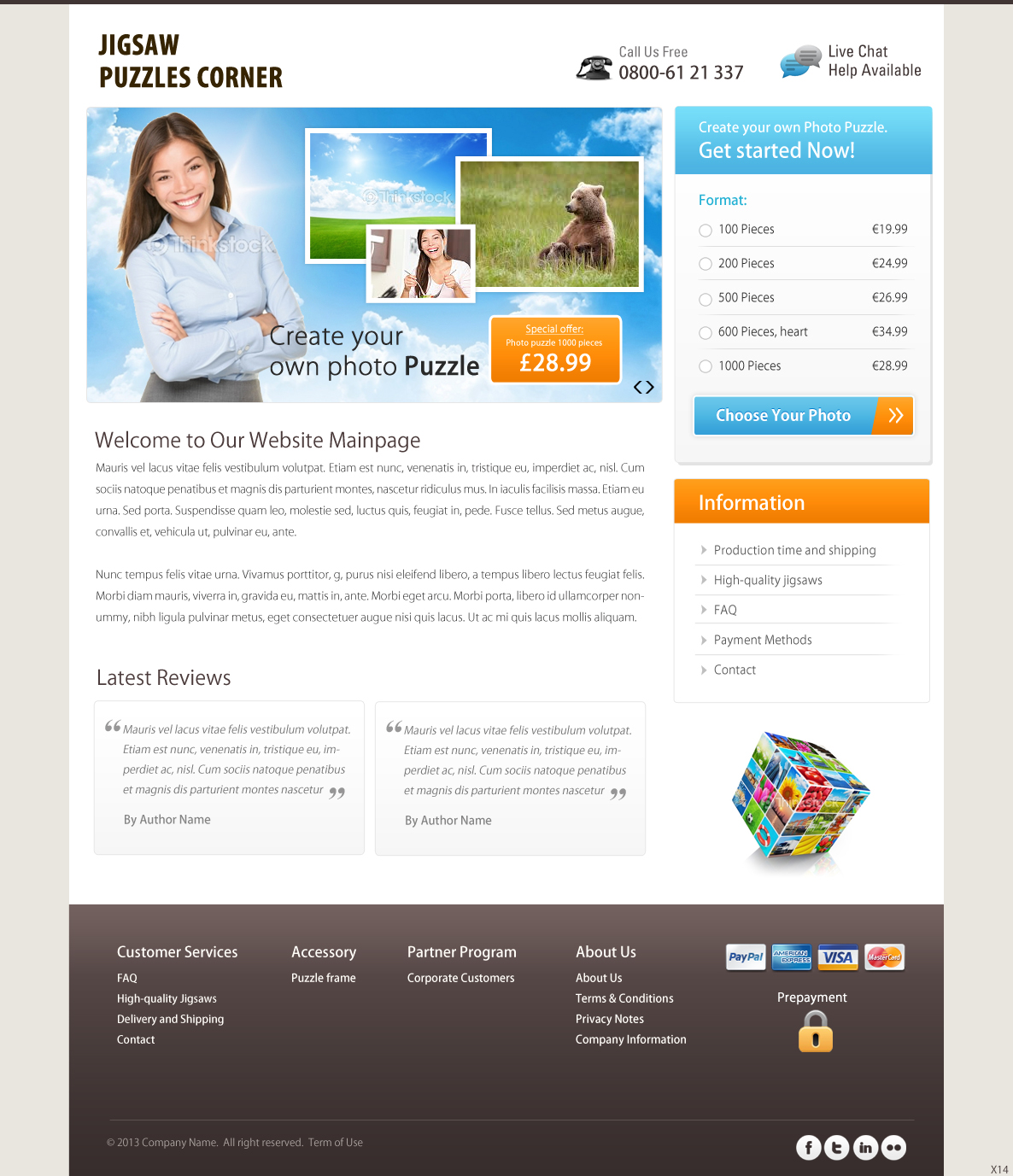 Web Design by pb for this project | Design #2005287