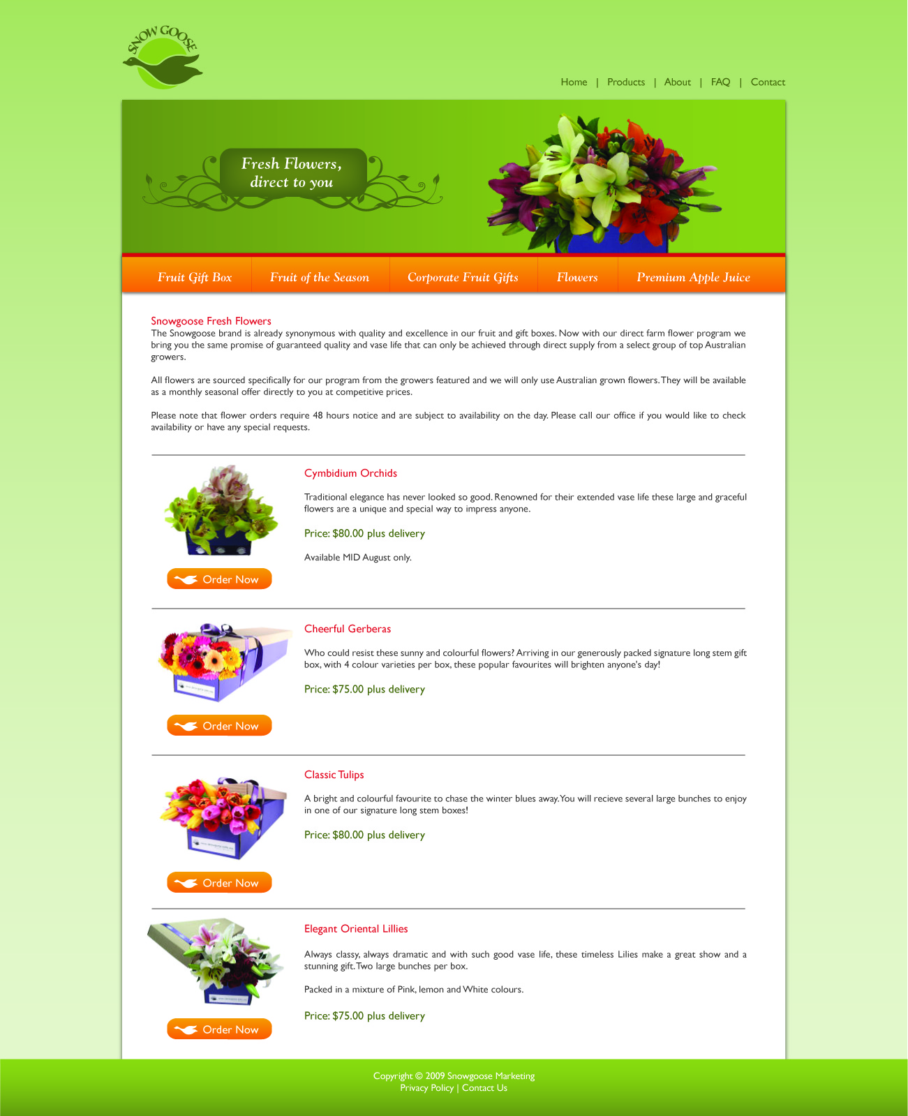 Web Design par Ali Hawley pour Fruit at Work Pty Ltd | Design #16345