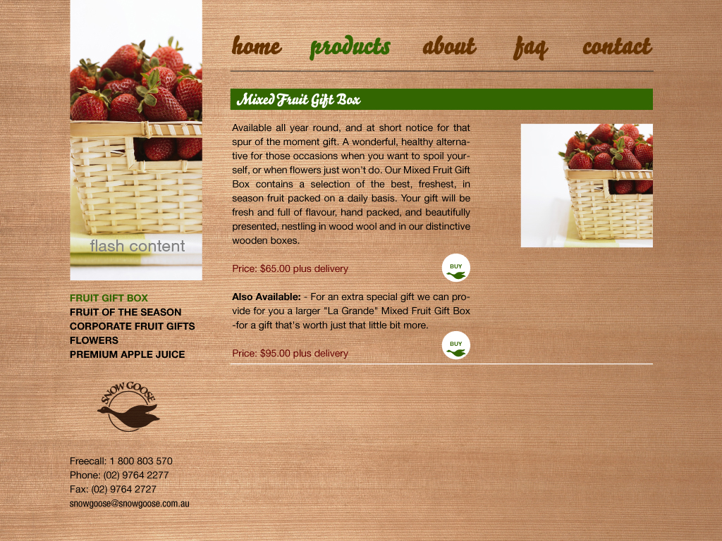 Web Design by ainku ainku for Fruit at Work Pty Ltd | Design #15573