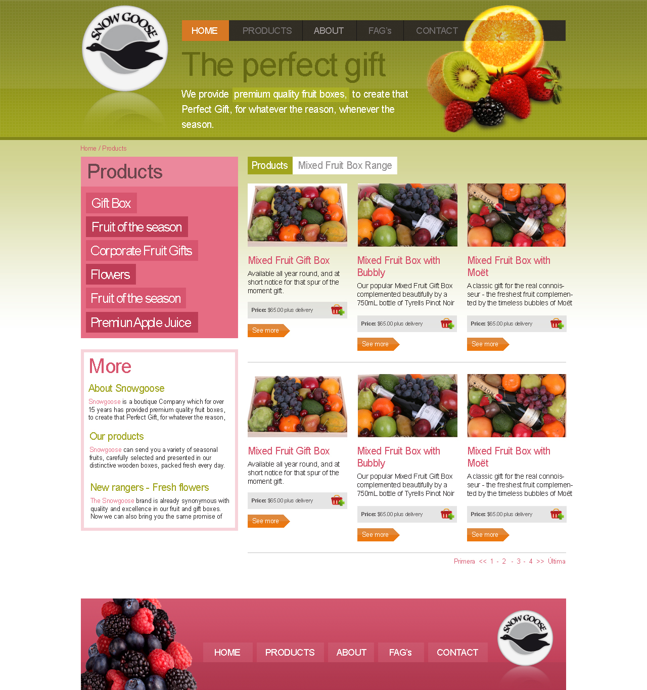 Diseño Web por Dayiskuan para Fruit at Work Pty Ltd | Diseño #15849