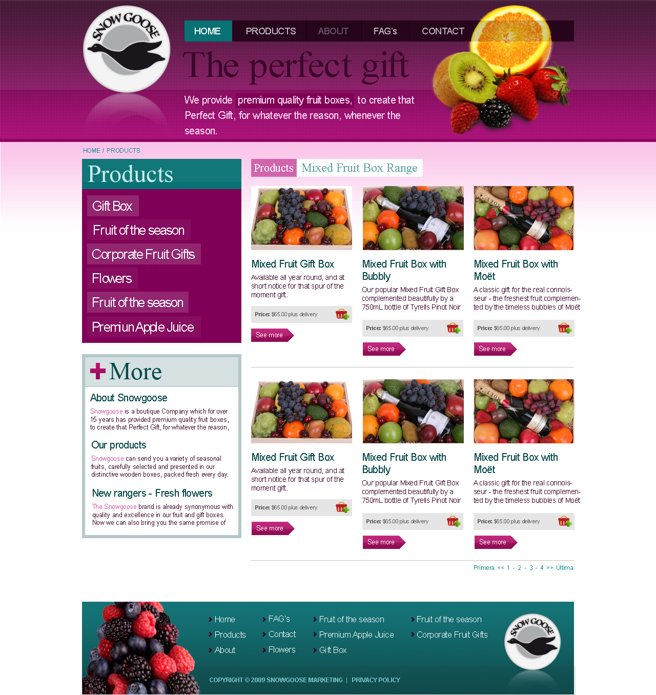 Web Design by Dayiskuan for Fruit at Work Pty Ltd | Design #15954