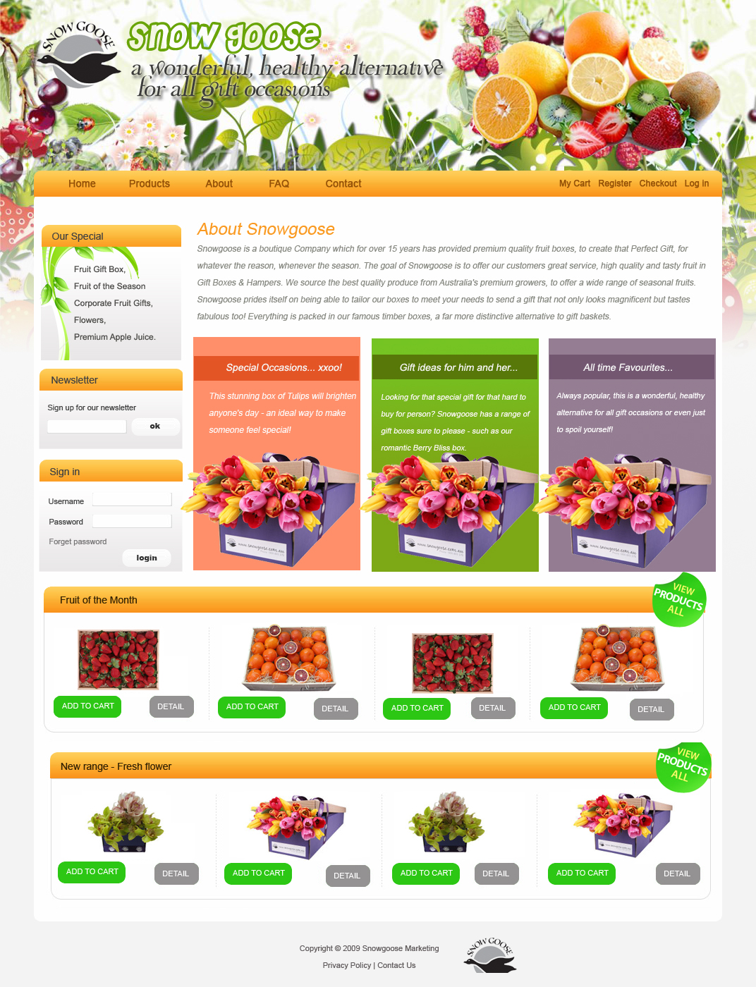 Web Design par hocaili pour Fruit at Work Pty Ltd | Design #16219