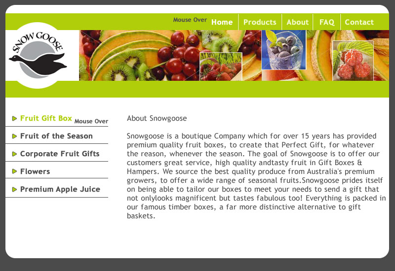 Web Design by OliveMind for Fruit at Work Pty Ltd | Design #15888