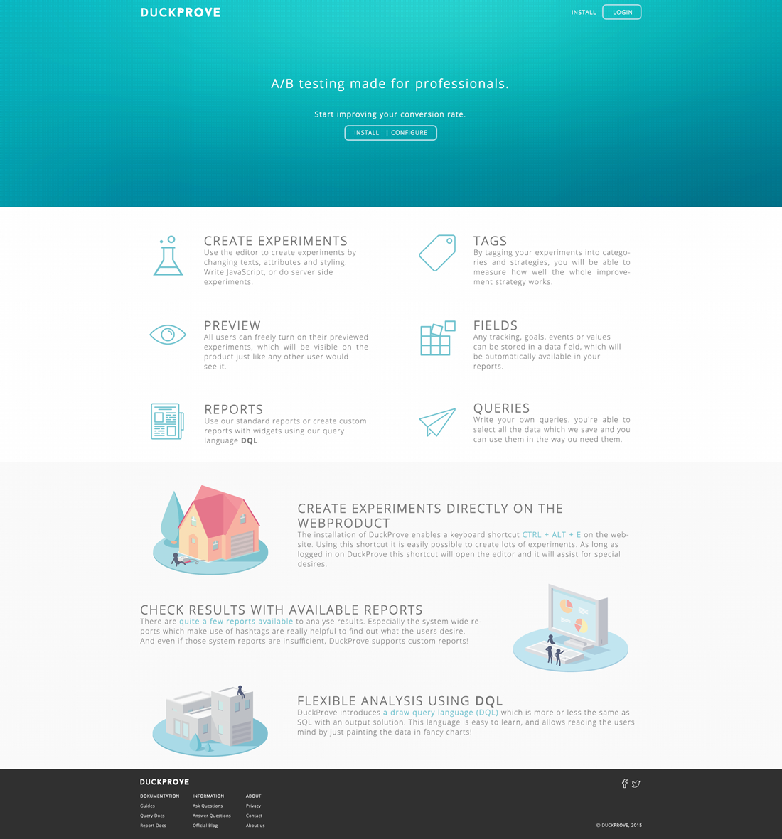 Diseño Web por Bielka design para DuckProve | Diseño #9170849