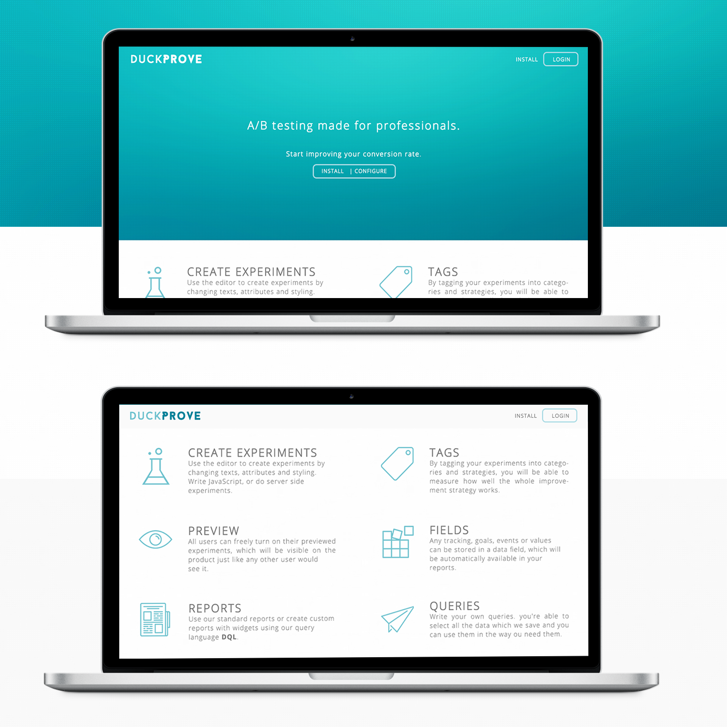 Web Design by Bielka design for DuckProve | Design #9170850
