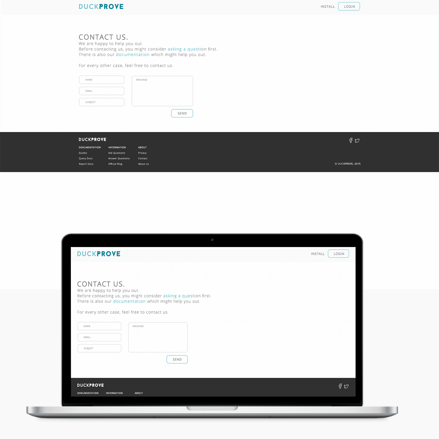 Web Design par Bielka design pour DuckProve | Design #9170862