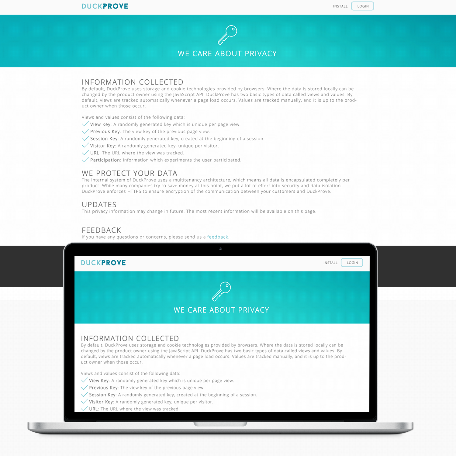 Web Design by Bielka design for DuckProve | Design #9170866