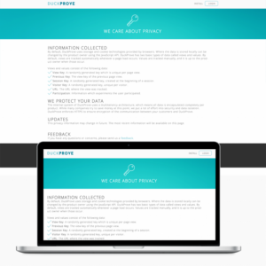 Web Design by Bielka design for DuckProve | Design: #9170866