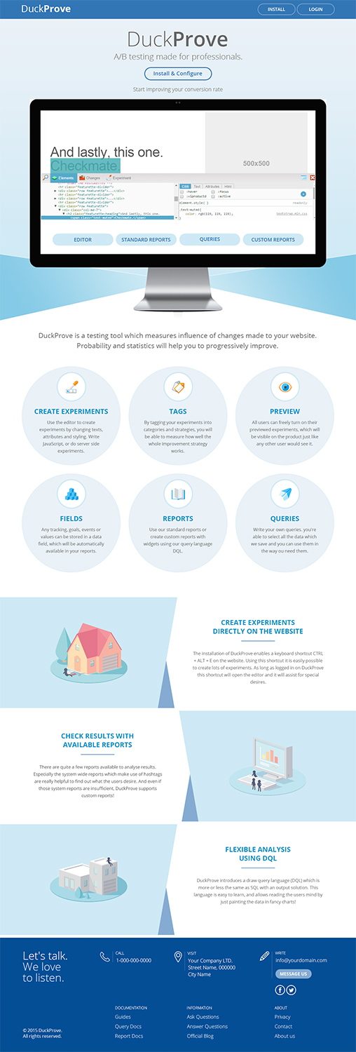 Web Design by RupalTechno for DuckProve | Design #8530065