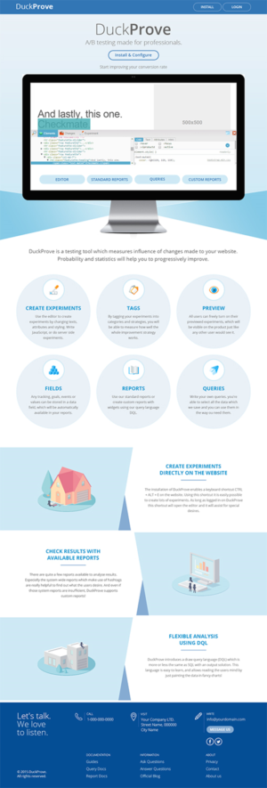 DuckProve - A/B testing for professionals | Diseño Web por RupalTechno