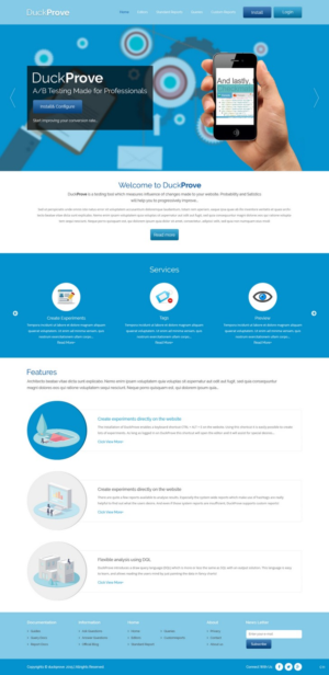 Web Design by pb for DuckProve | Design: #8523139