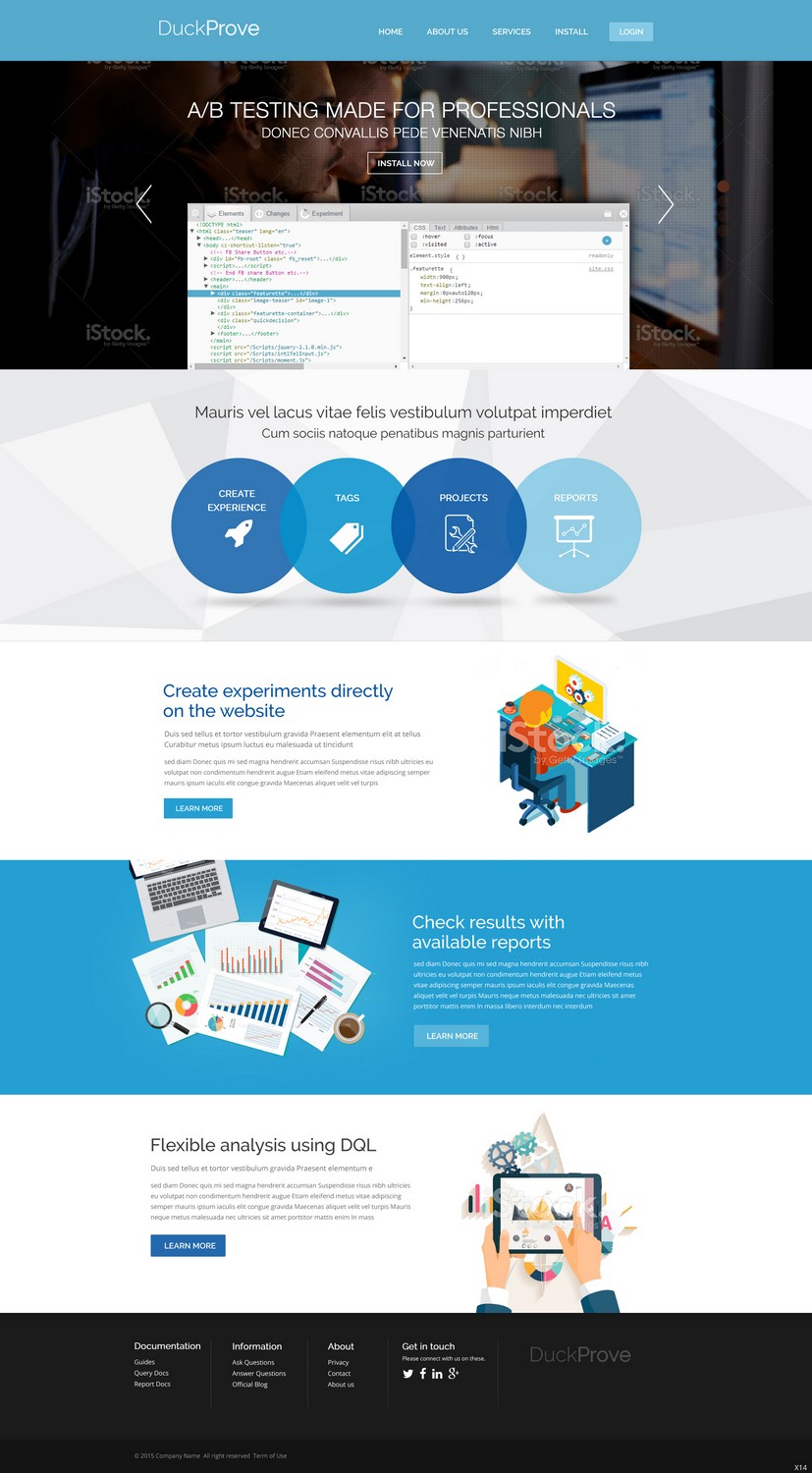 Web Design by pb for DuckProve | Design #8523141