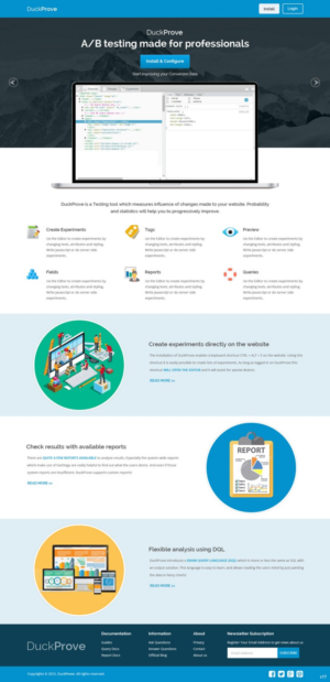 Web Design by pb for DuckProve | Design: #8523143
