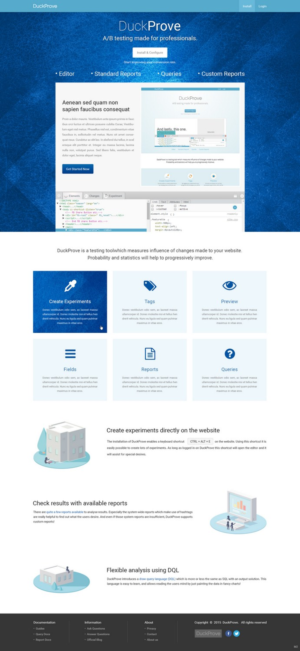 Web Design by pb for DuckProve | Design: #8523144