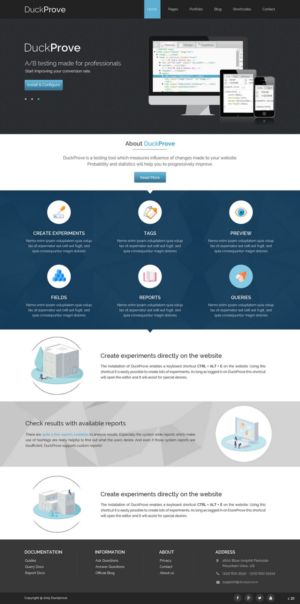Web Design by pb for DuckProve | Design: #8523146