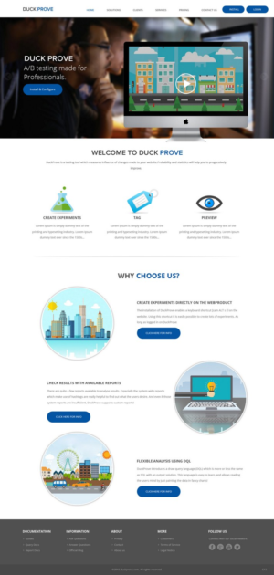 Web Design by pb for DuckProve | Design: #8523147